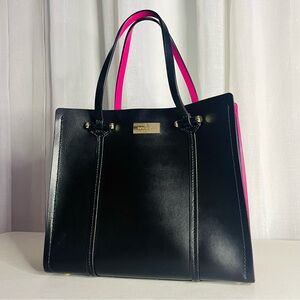 Kate Spade Black Hotpink Crossbody Bag